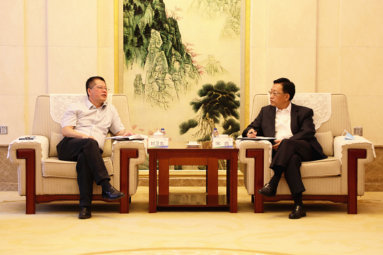 宋鑫会见广晟公司党委书记,董事长刘卫东